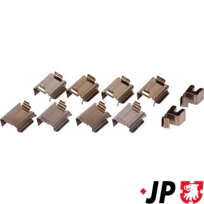 Комплектующие, колодки дискового тормоза JP GROUP 1263650310
