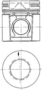 Поршень KOLBENSCHMIDT 40235600