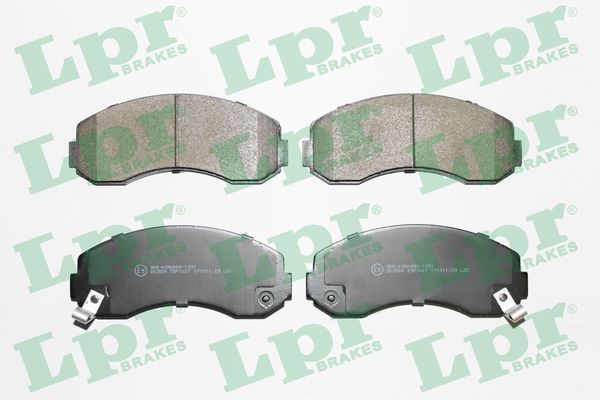 Комплект тормозных колодок, дисковый тормоз LPR 05P1007