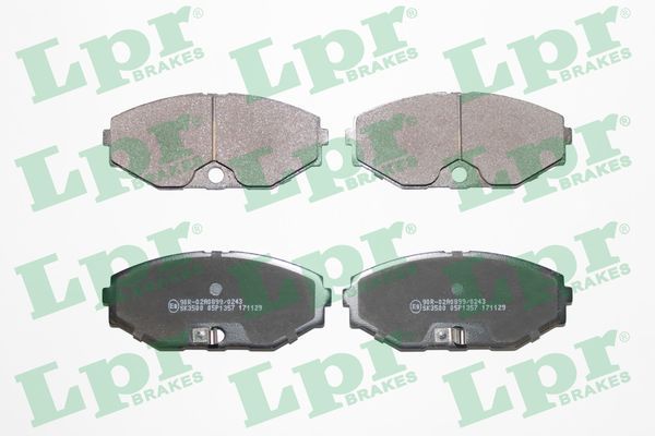 Комплект тормозных колодок, дисковый тормоз LPR 05P1357