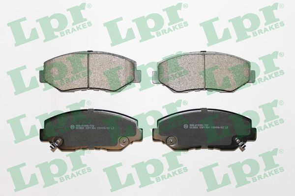 Комплект тормозных колодок, дисковый тормоз LPR 05P1364
