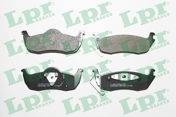 Комплект тормозных колодок, дисковый тормоз LPR 05P1405