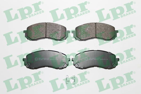 Комплект тормозных колодок, дисковый тормоз LPR 05P1454