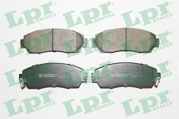 Комплект тормозных колодок, дисковый тормоз LPR 05P1634