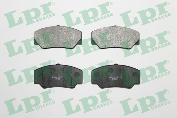 Комплект тормозных колодок, дисковый тормоз LPR 05P277