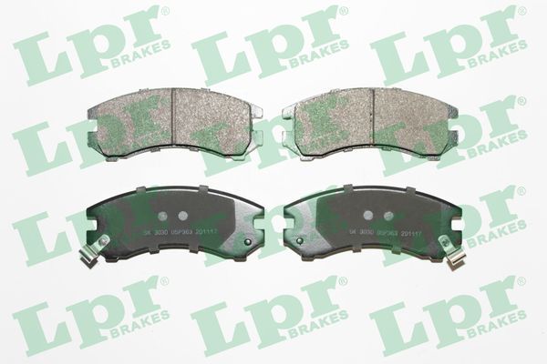 Комплект тормозных колодок, дисковый тормоз LPR 05P363