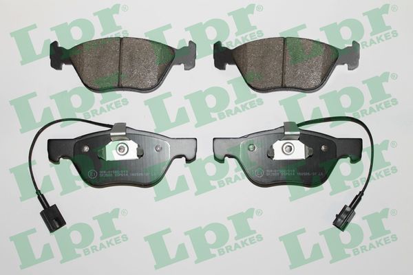 Комплект тормозных колодок, дисковый тормоз LPR 05P614