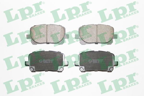 Комплект тормозных колодок, дисковый тормоз LPR 05P904