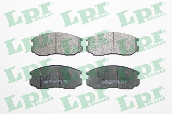 Комплект тормозных колодок, дисковый тормоз LPR 05P932