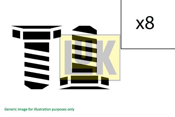 Комплект болтов, маховик LUK 411015510