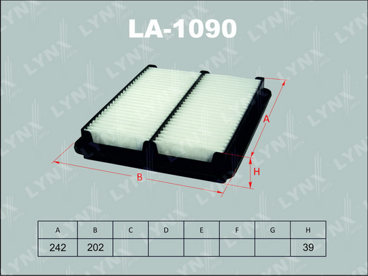 Воздушный фильтр LYNX LA1090
