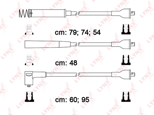 Комплект проводов зажигания LYNX SPE5909