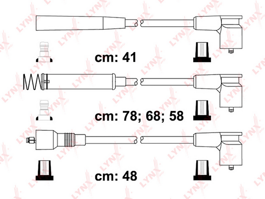 Комплект проводов зажигания LYNX SPE5939