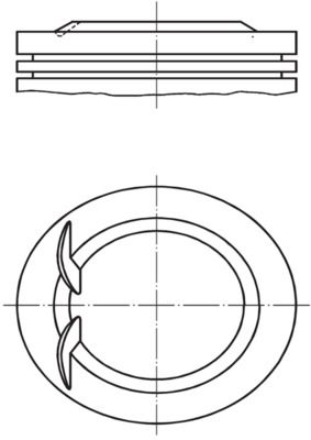 Поршень MAHLE 0110201