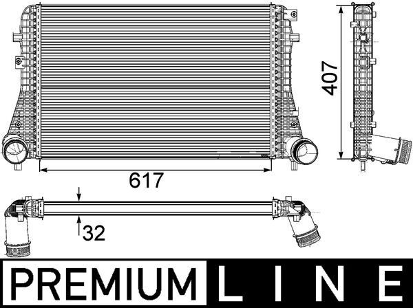 Интеркулер MAHLE CI208000P