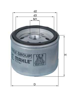 Воздушный фильтр, турбокомпрессор MAHLE LC3