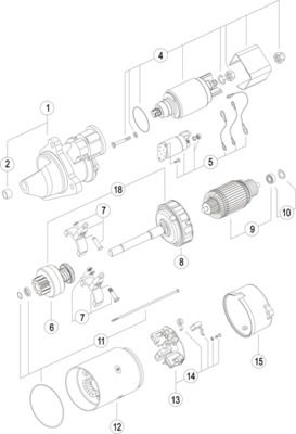 Стартер MAHLE MS100