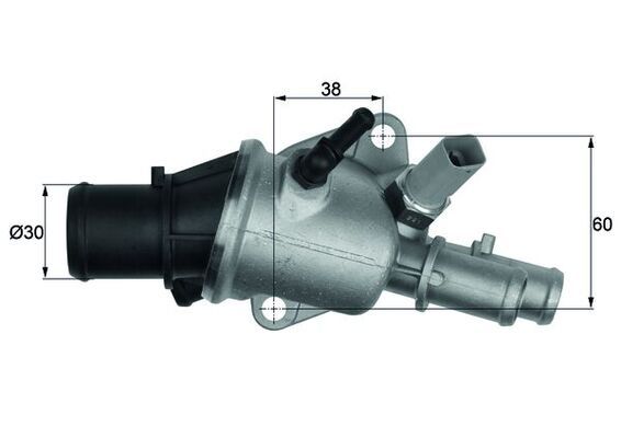 Термостат, охлаждающая жидкость MAHLE TI15688