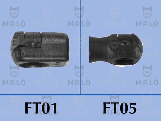 Газовая пружина, крышка багажник MALO 127221