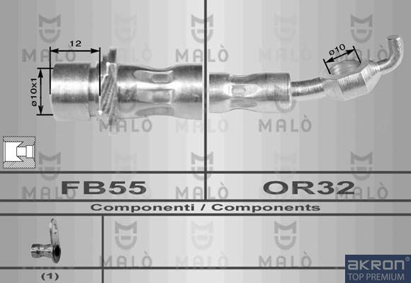 Тормозной шланг MALO 80128
