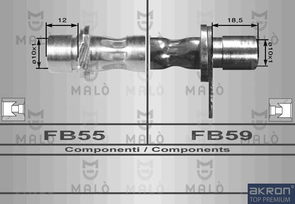 Тормозной шланг MALO 80129
