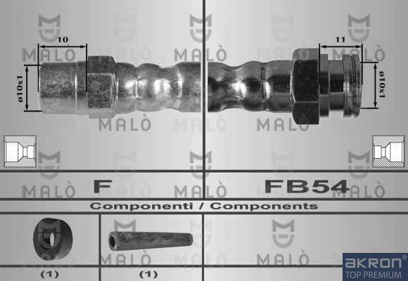 Тормозной шланг MALO 80244