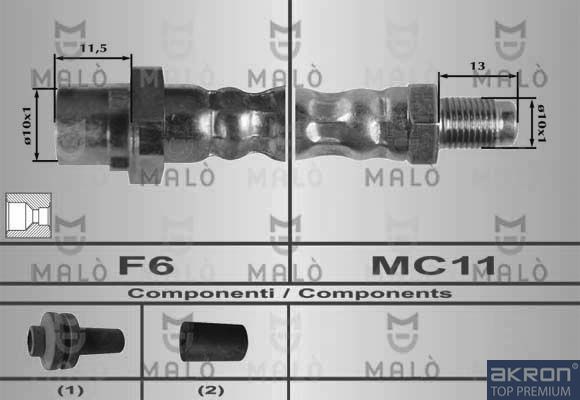 Тормозной шланг MALO 80264