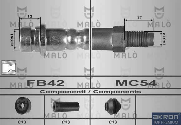 Тормозной шланг MALO 80267