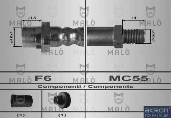 Тормозной шланг MALO 80305