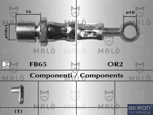 Тормозной шланг MALO 80379