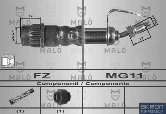 Тормозной шланг MALO 80384