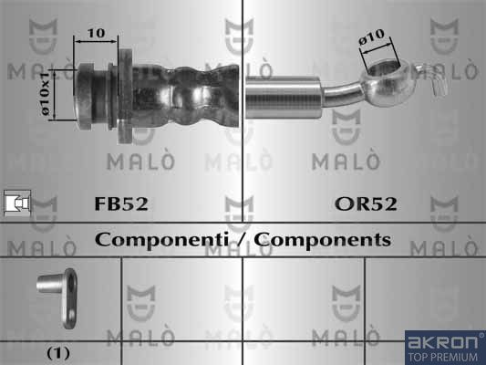 Тормозной шланг MALO 80449