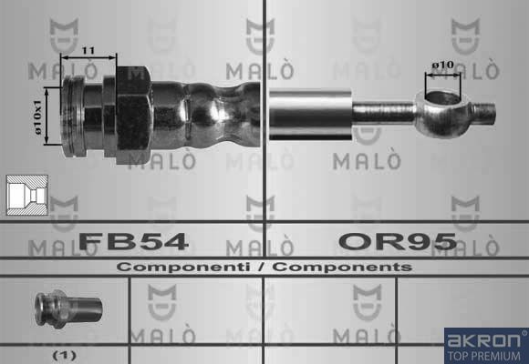 Тормозной шланг MALO 80501