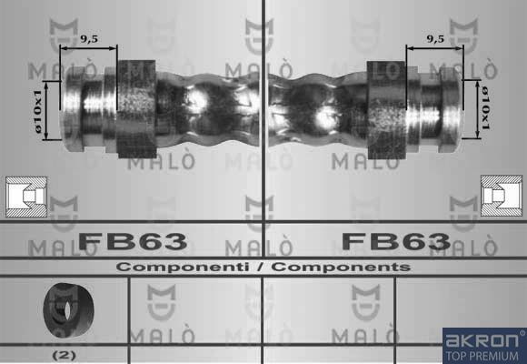 Тормозной шланг MALO 80554