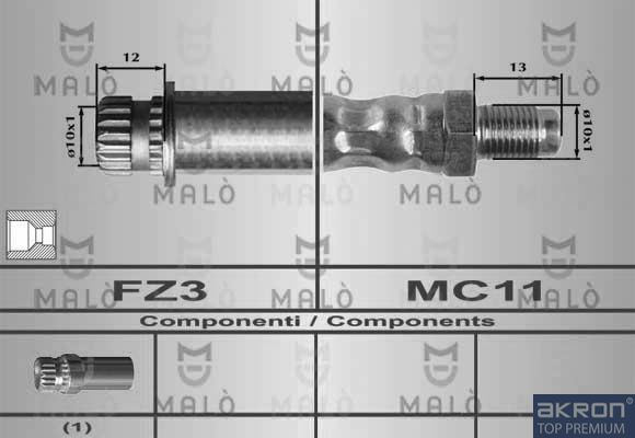 Тормозной шланг MALO 80563