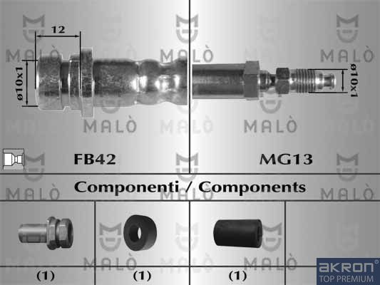 Тормозной шланг MALO 80639