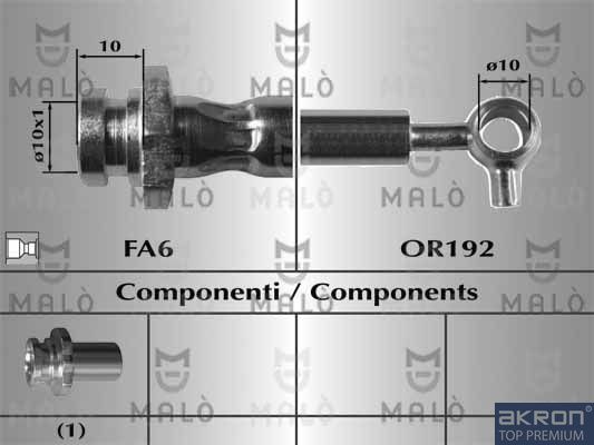 Тормозной шланг MALO 80820