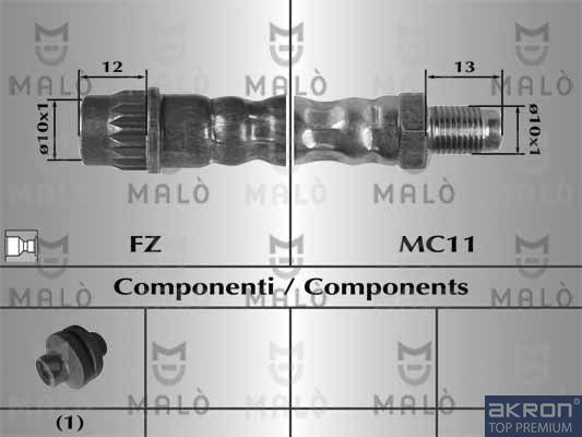 Тормозной шланг MALO 81005