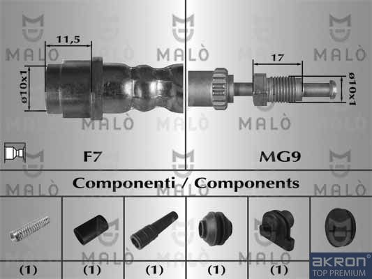 Тормозной шланг MALO 81028