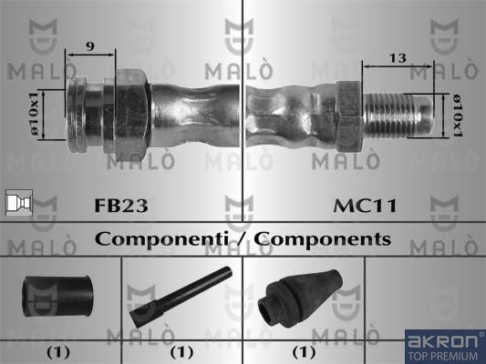 Тормозной шланг MALO 8264