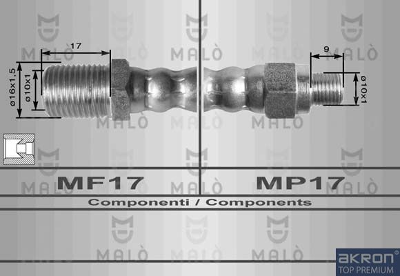 Тормозной шланг MALO 8451