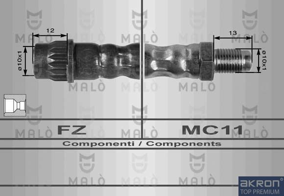 Тормозной шланг MALO 8494