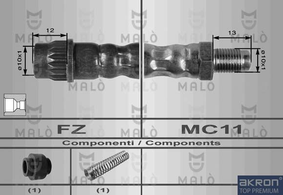 Тормозной шланг MALO 8519