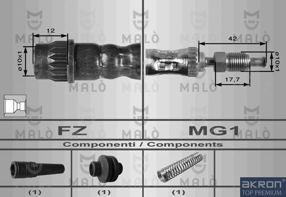 Тормозной шланг MALO 8569