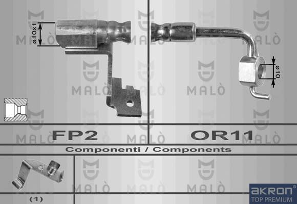 Тормозной шланг MALO 8579