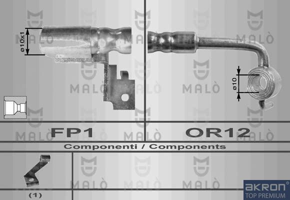 Тормозной шланг MALO 8583