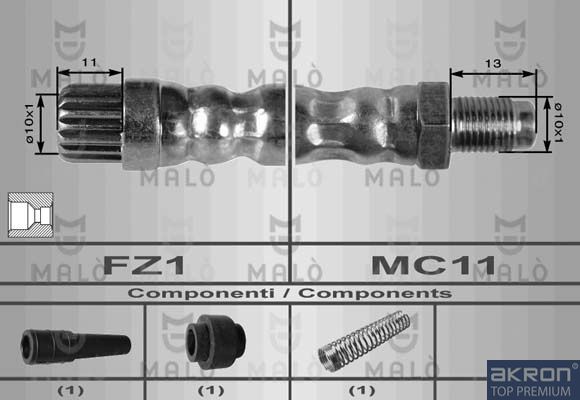 Тормозной шланг MALO 8627