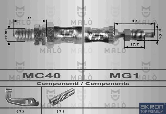 Тормозной шланг MALO 8687