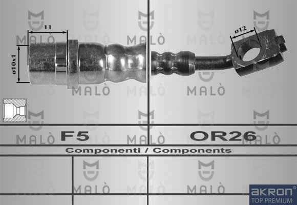 Тормозной шланг MALO 8904