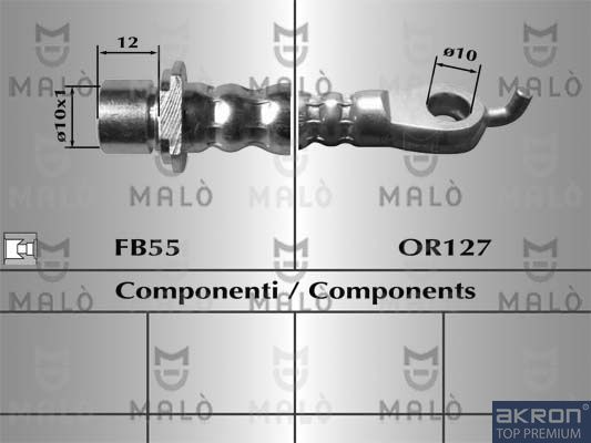 Тормозной шланг MALO 8958